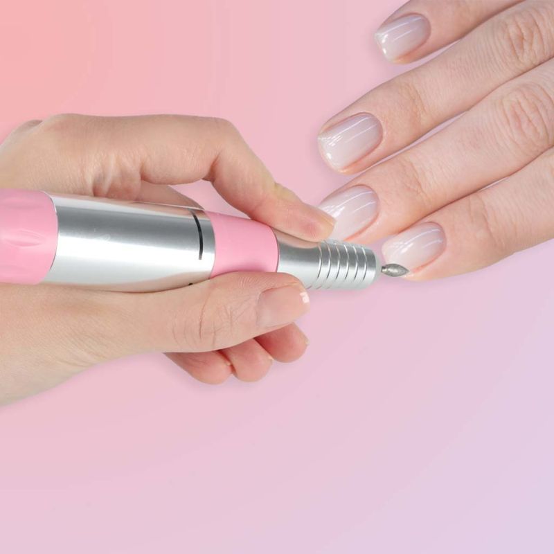 Frezarka do paznokci elektryczna 65W manicure pedicure 6 końcówek frezy - obrazek 12