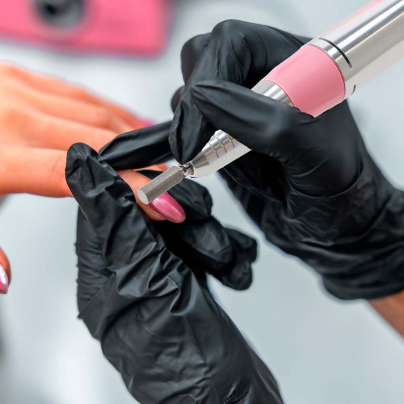 Frezarka do paznokci elektryczna 65W manicure pedicure 6 końcówek frezy - obrazek 13