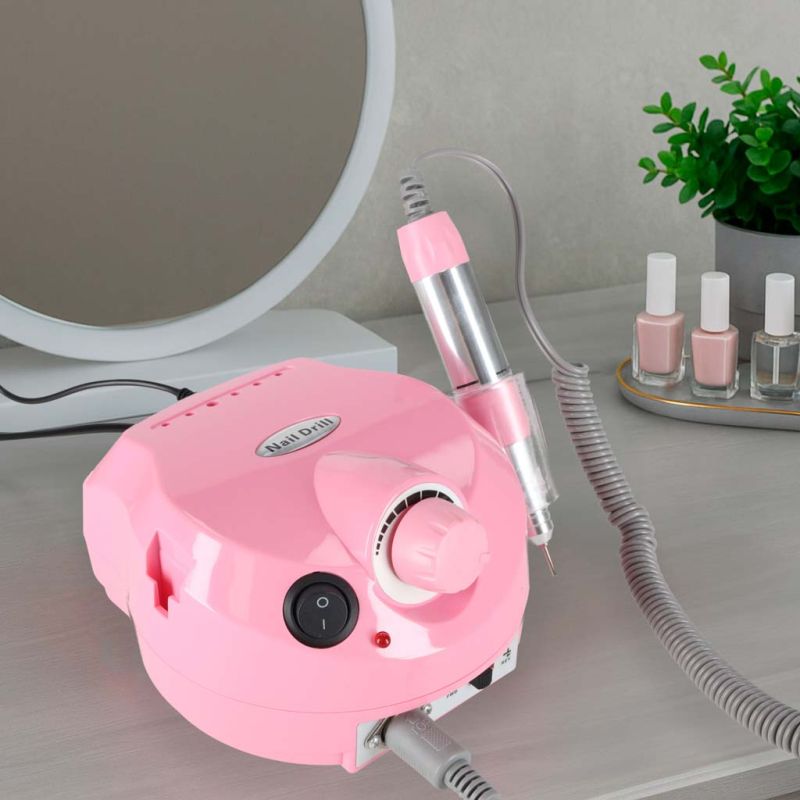 Frezarka do paznokci elektryczna 65W manicure pedicure 6 końcówek frezy - obrazek 14