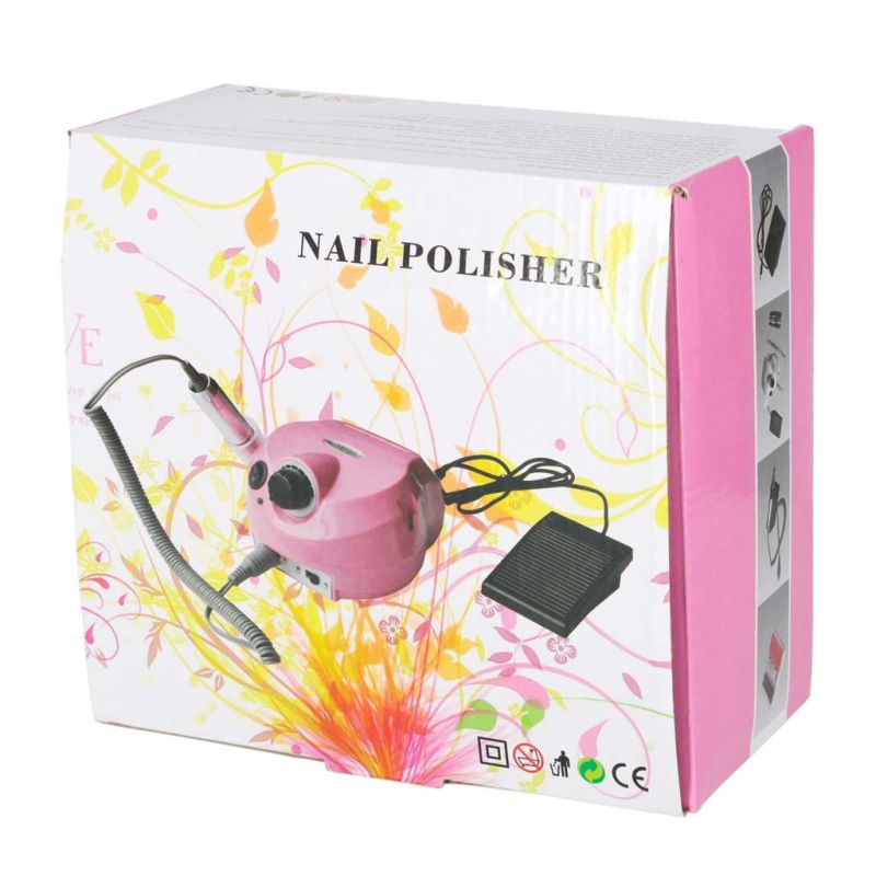 Frezarka do paznokci elektryczna 65W manicure pedicure 6 końcówek frezy - obrazek 15