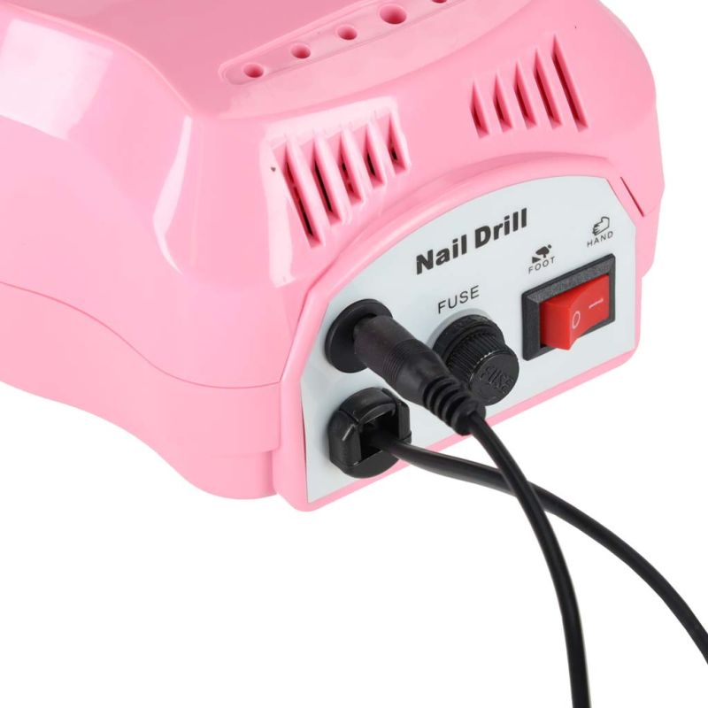 Frezarka do paznokci elektryczna 65W manicure pedicure 6 końcówek frezy - obrazek 8