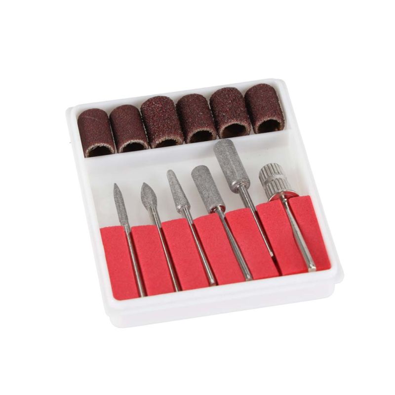 Frezarka do paznokci elektryczna 65W manicure pedicure 6 końcówek frezy - obrazek 10