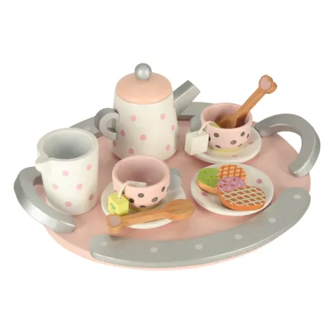 Serwis do herbaty kawy drewniany LULILO