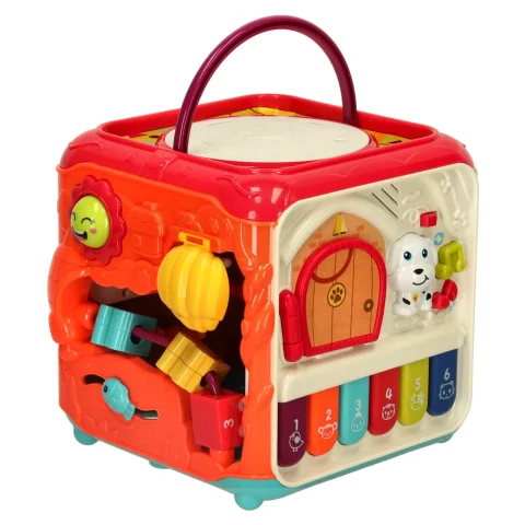 Kostka edukacyjna interaktywna pianinko robaczki 6w1 Bibi-inn