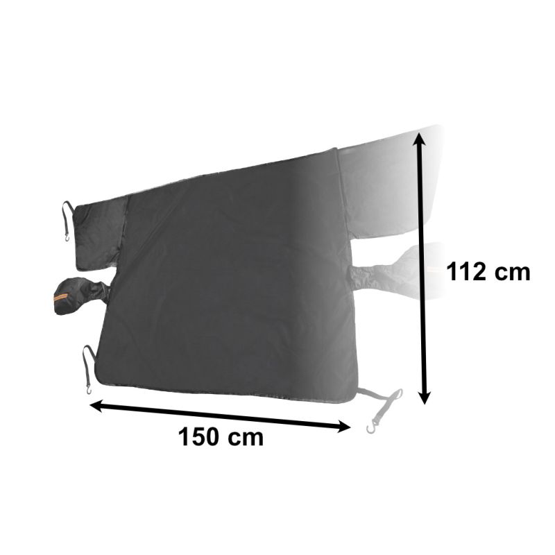 Mata osłona na szybę antyszronowa przeciwsłoneczna samochodową magnetyczna - obrazek 2