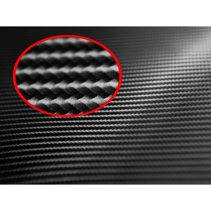 Folia rolka carbon 4D czarna 1,52x30m - obrazek 4