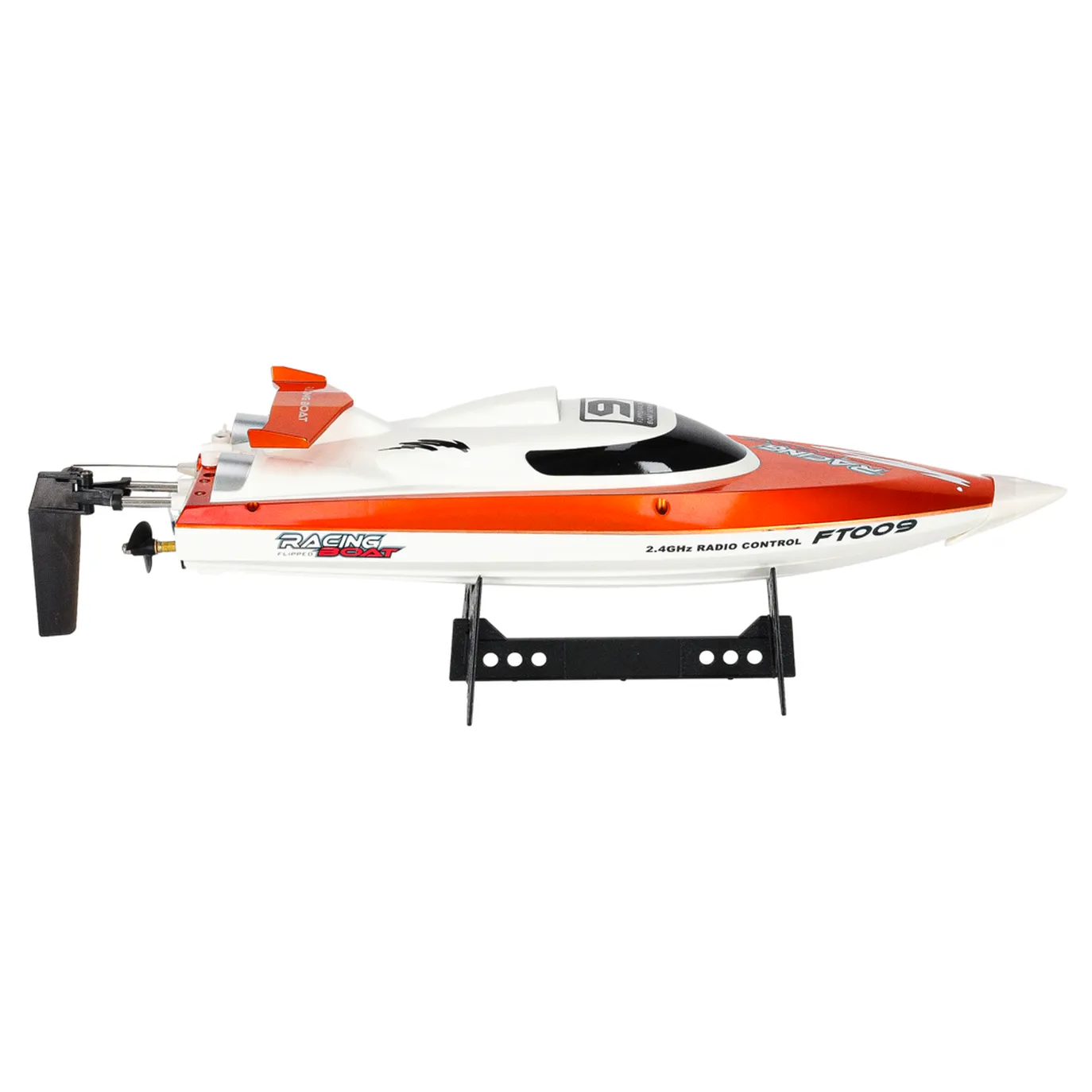 Łódź zdalnie sterowana na pilota RC FT009 pomarańczowa - obrazek 5