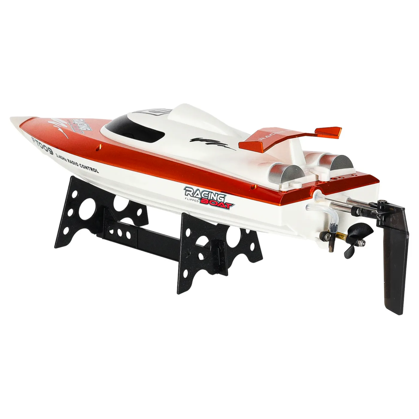 Łódź zdalnie sterowana na pilota RC FT009 pomarańczowa - obrazek 7