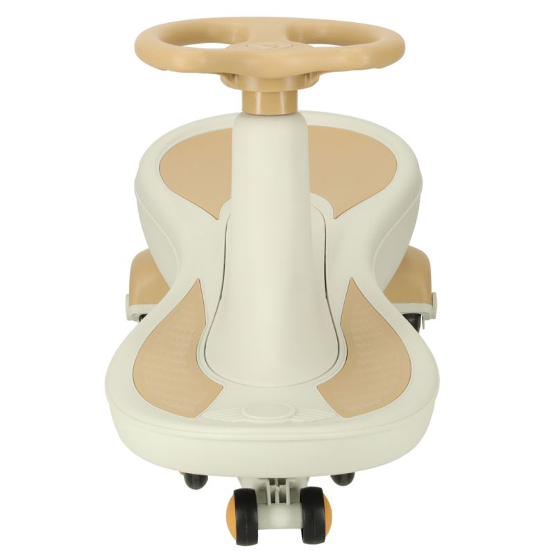 Jeździk grawitacyjny LED Swing Fix S4 świecące koła z muzyką grający 76cm złoto-biały max 100kg - obrazek 3