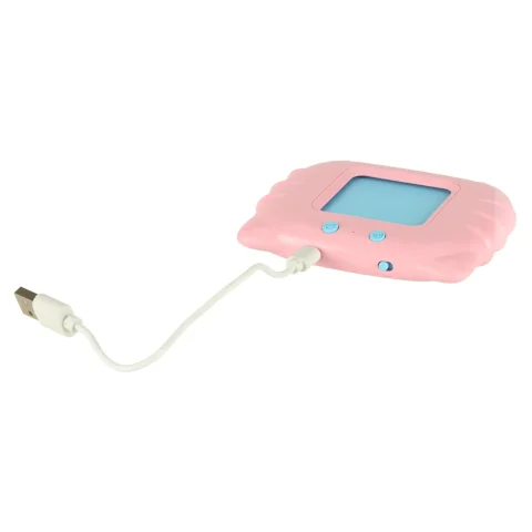 Nauka języka angielskiego czytnik kart do nauki słówek fiszki różowy