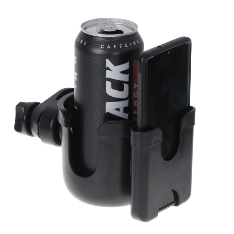 Uchwyt na butelkę kubek telefon do wózka na rower 2w1 - obrazek 5