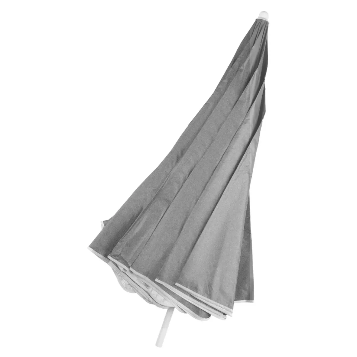 Parasol ogrodowy plażowy regulowany łamany składany UV 150cm szary - obrazek 5