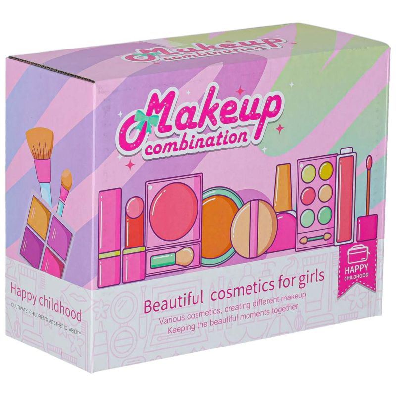 Kuferek zestaw kosmetyków do makijażu i paznokci makeup dla dzieci 22 elementy - obrazek 16