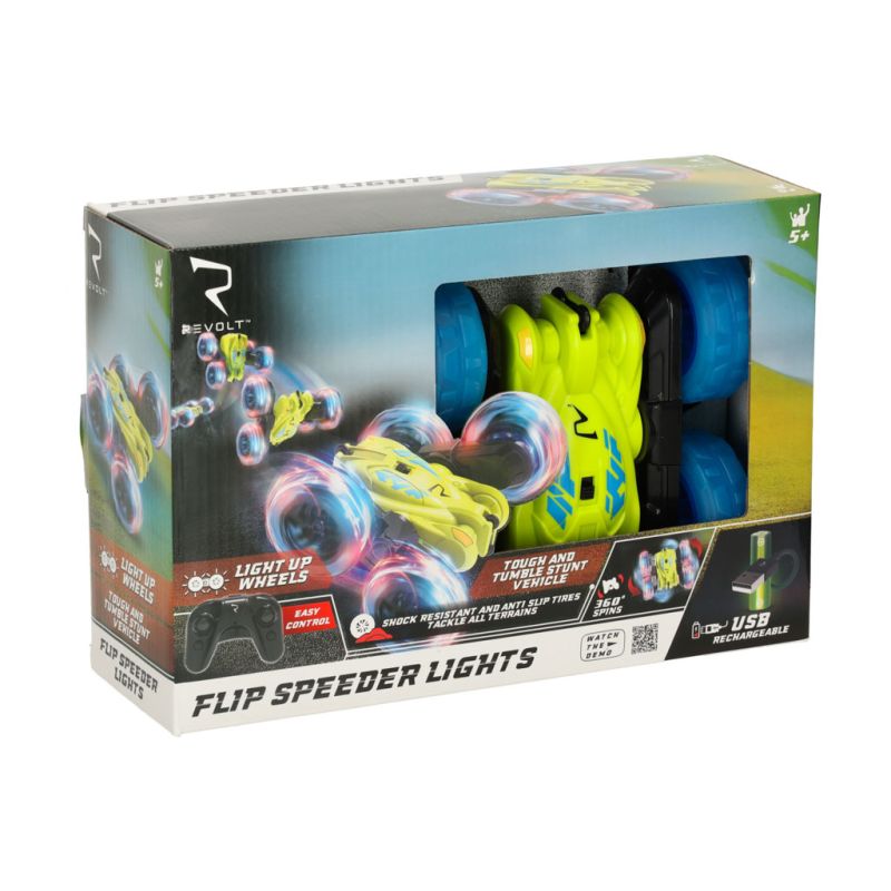 Samochód zdalnie sterowany RC REVOLT TG1023 Flip Speeder Lights 2.4GHz LED Off-Road Na Każdy Teren Akrobacje 360 - obrazek 10