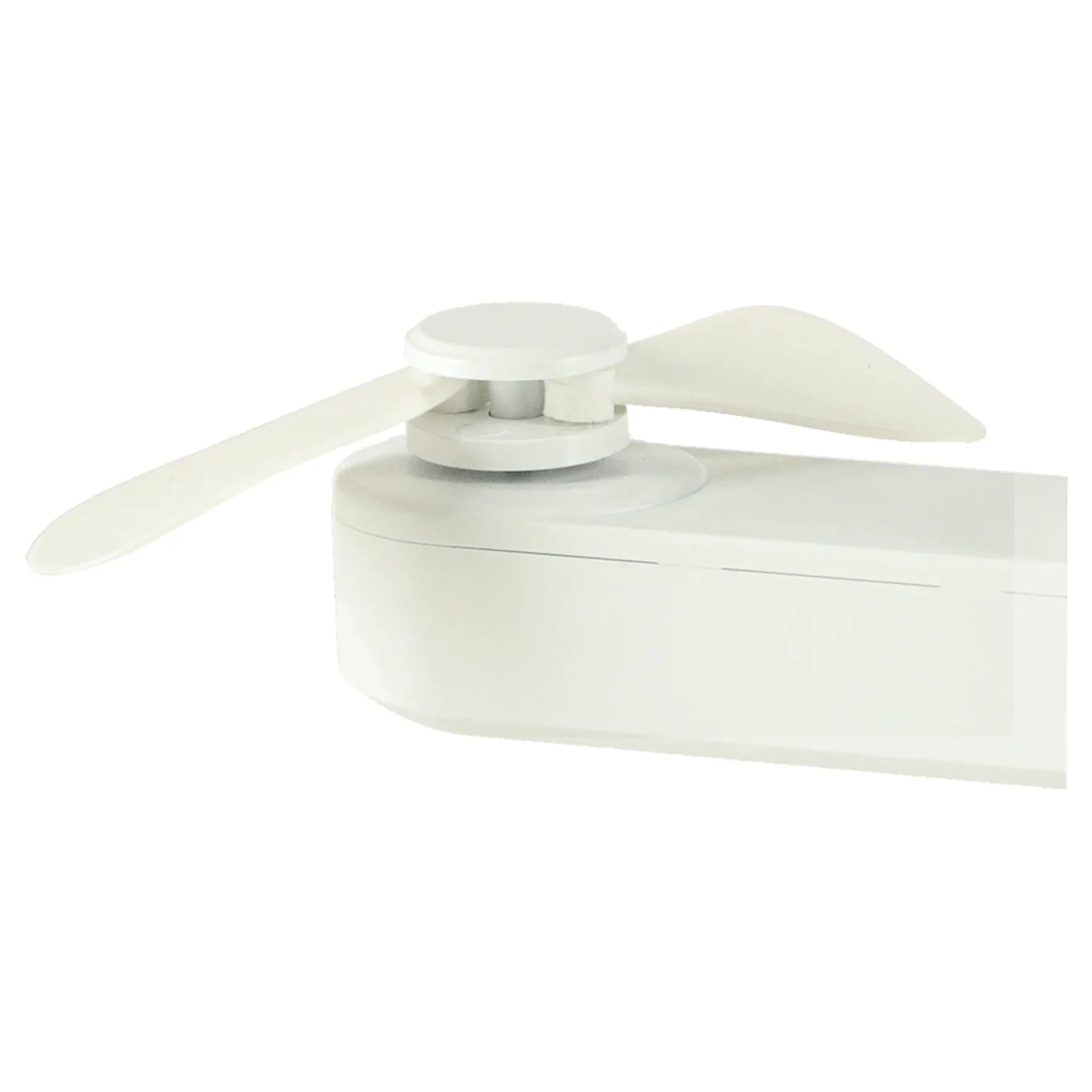 Wiatrak biurkowy wentylator mini ręczny składany wiatraczek przenośny USB biały - obrazek 12