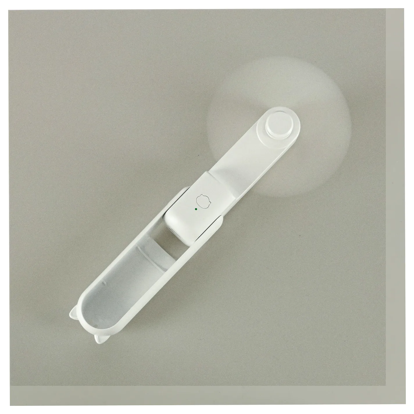 Wiatrak biurkowy wentylator mini ręczny składany wiatraczek przenośny USB biały - obrazek 13