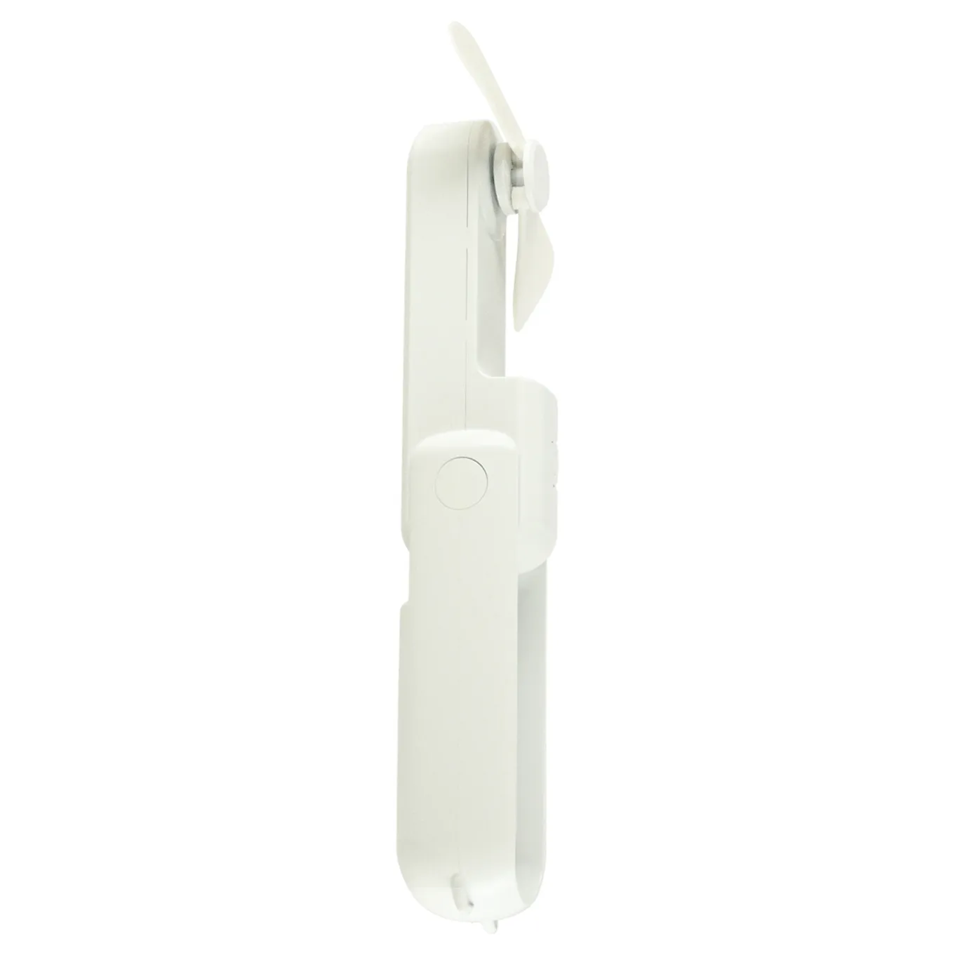 Wiatrak biurkowy wentylator mini ręczny składany wiatraczek przenośny USB biały - obrazek 7