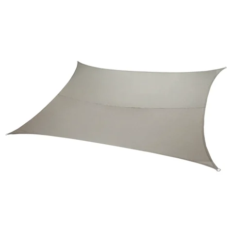 Żagiel przeciwsłoneczny LUARO ogrodowy tarasowy wodoodporny 4x3m prostokątny szary