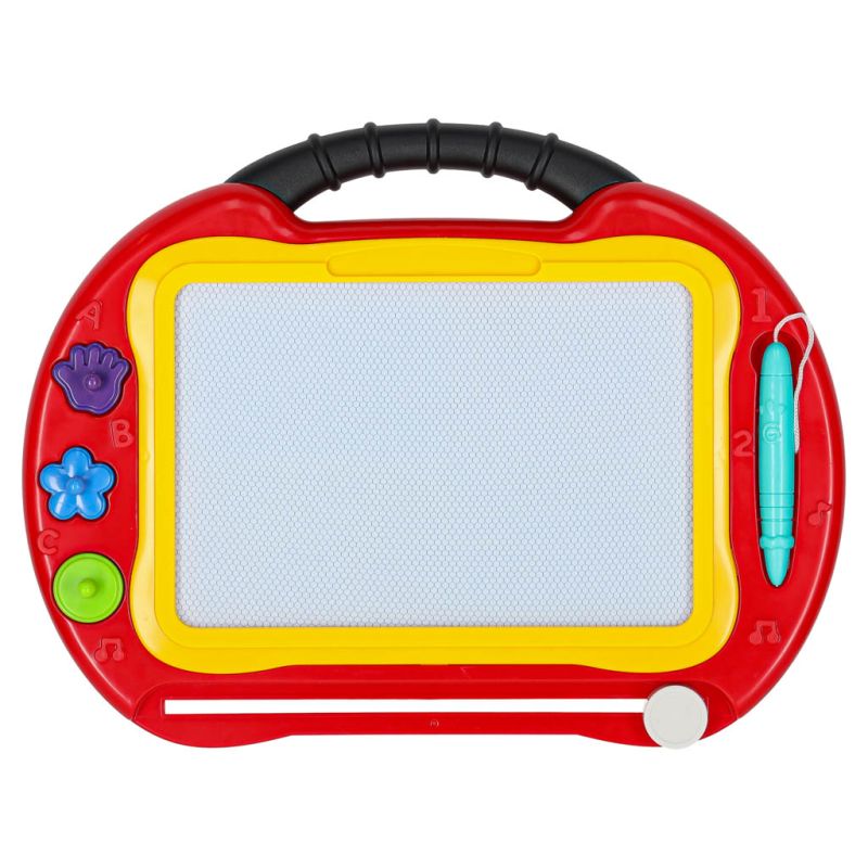 Tablica magnetyczna edukacyjna znikopis stolik do rysowania stempelki - obrazek 2