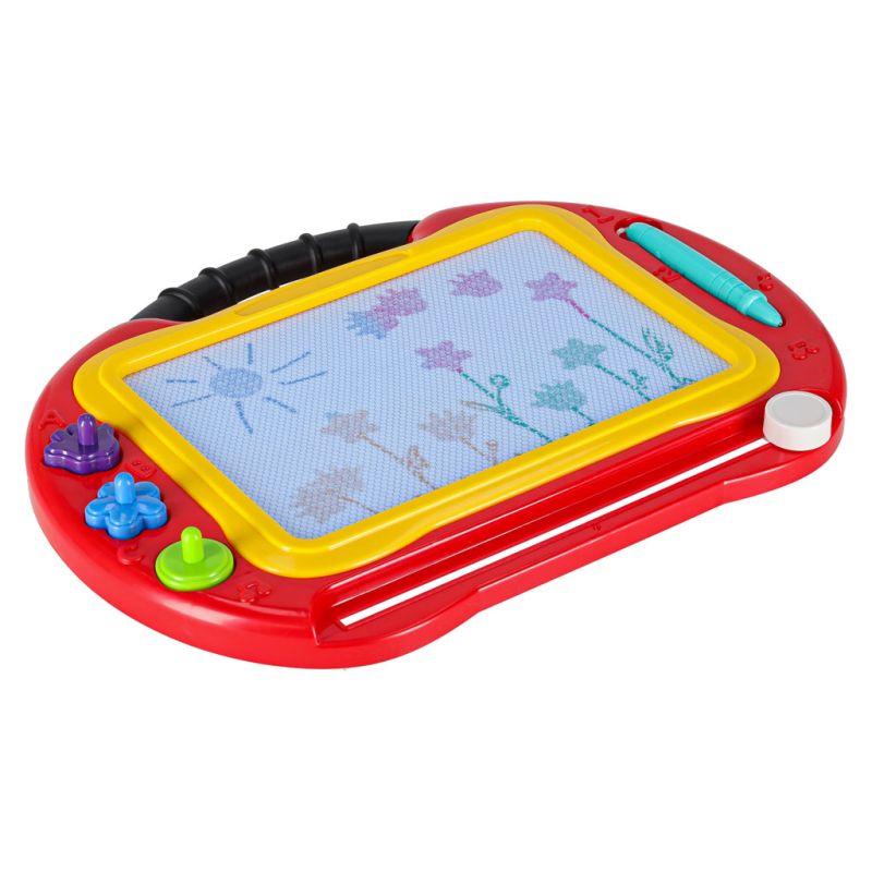 Tablica magnetyczna edukacyjna znikopis stolik do rysowania stempelki - obrazek 4