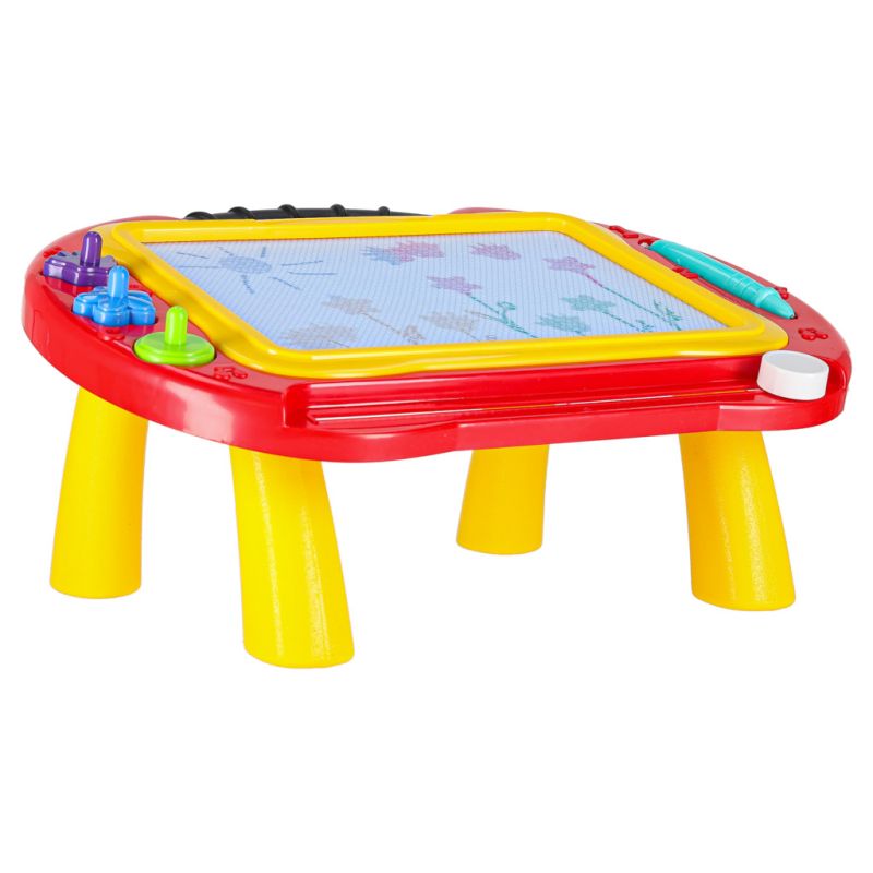 Tablica magnetyczna edukacyjna znikopis stolik do rysowania stempelki - obrazek 6