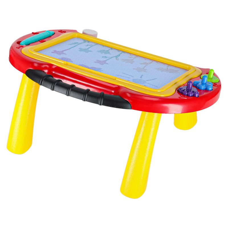 Tablica magnetyczna edukacyjna znikopis stolik do rysowania stempelki - obrazek 7