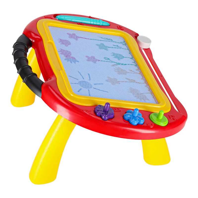 Tablica magnetyczna edukacyjna znikopis stolik do rysowania stempelki - obrazek 8