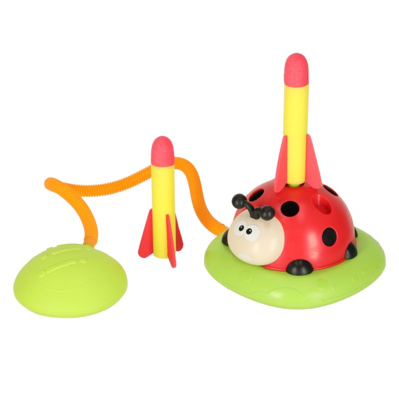 Gra zręcznościowa dla dzieci skakanka wyrzutnia rzut do celu biedronka 3w1 - obrazek 7