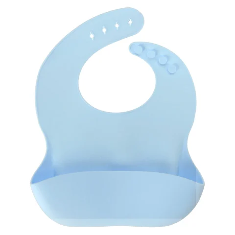 Naczynia silikonowe dla dzieci niemowląt zestaw stołowy 4 elementów miś niebieski