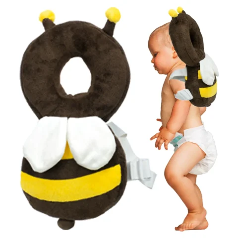 Ochrona głowy poduszka do nauki chodzenia plecak bezpieczeństwa przed upadkiem pszczoła