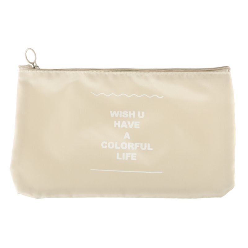 Organizery do walizki zestaw podróżny 8 sztuk akcesoria do przechowywania ubrań torby wodoodporne kosmetyczka worek na buty beżowe - obrazek 9