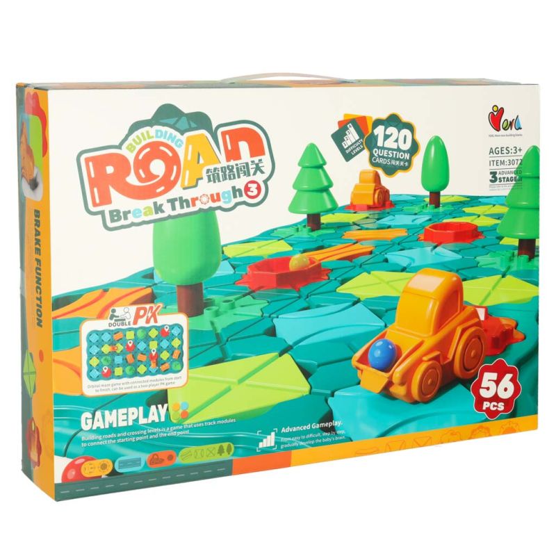 Gra logiczna planszowa labirynt tor przeszkód 56 el. - obrazek 14