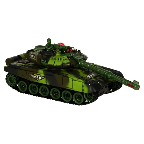 Czołg zdalnie sterowany na pilota RC War Tank 9993 2.4 GHz kamuflaż leśny