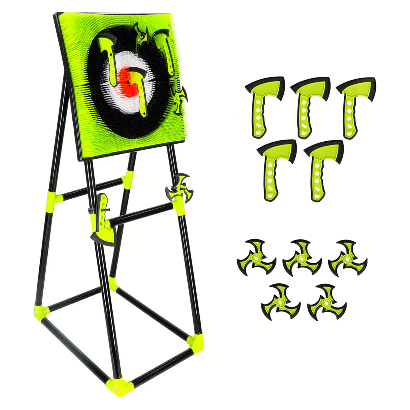 Tarcza dart silikonowa rzutki toporek gwiazdka akcesoria stojak zestaw XXL - obrazek 11