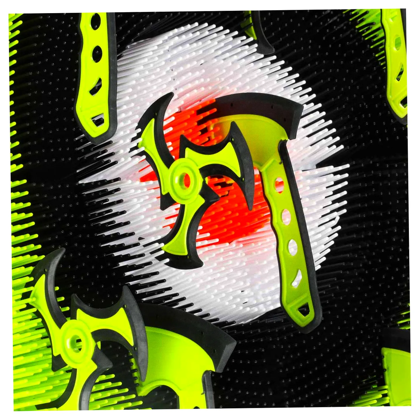 Tarcza dart silikonowa rzutki toporek gwiazdka akcesoria stojak zestaw XXL - obrazek 7