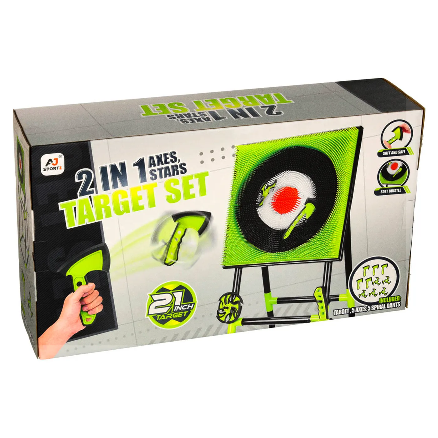 Tarcza dart silikonowa rzutki toporek gwiazdka akcesoria stojak zestaw XXL - obrazek 10