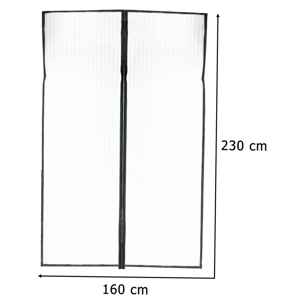 Moskitiera siatka magnetyczna LUARO na drzwi solidna mocny magnes 160x230cm - obrazek 12