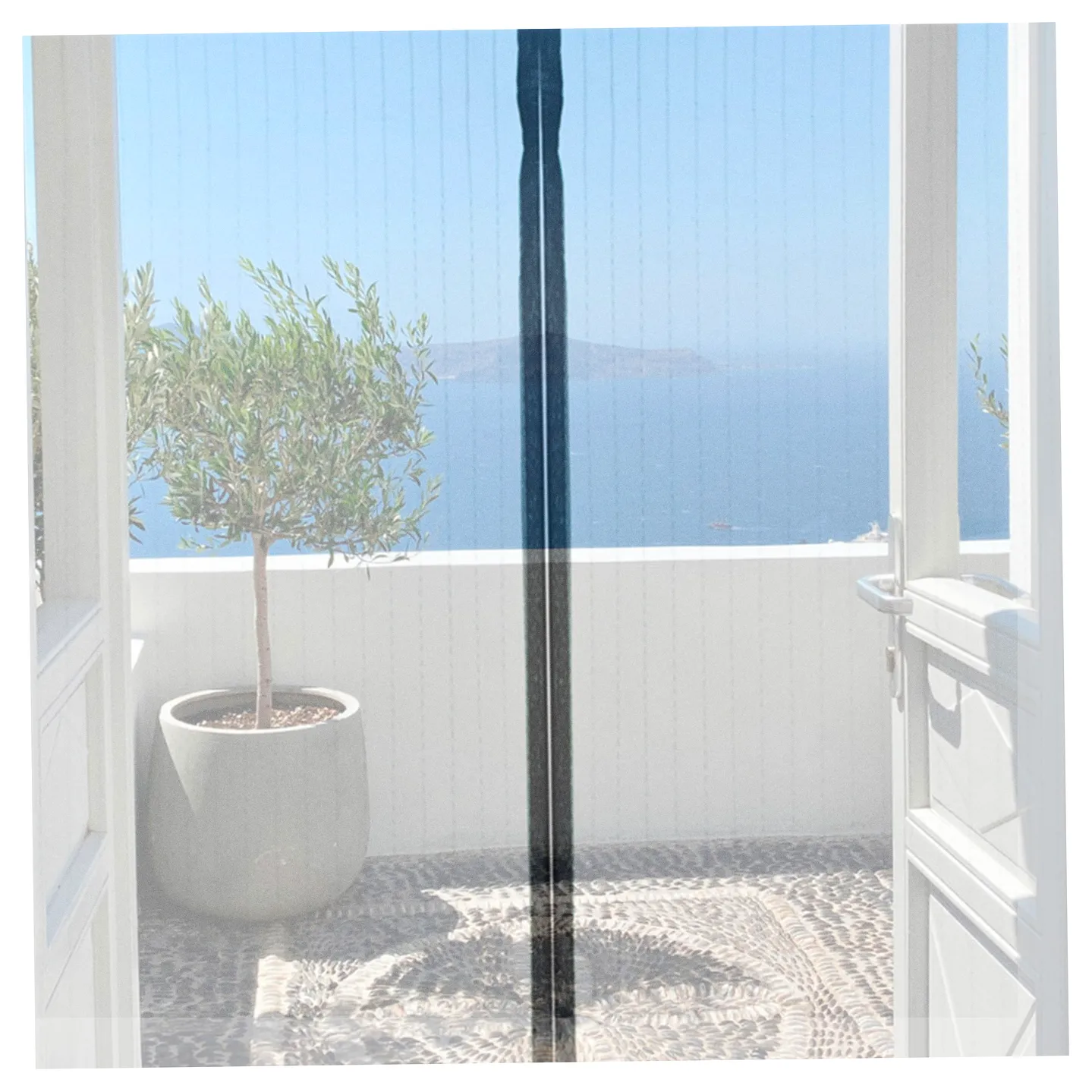 Moskitiera siatka magnetyczna LUARO na drzwi solidna mocny magnes 160x230cm - obrazek 10