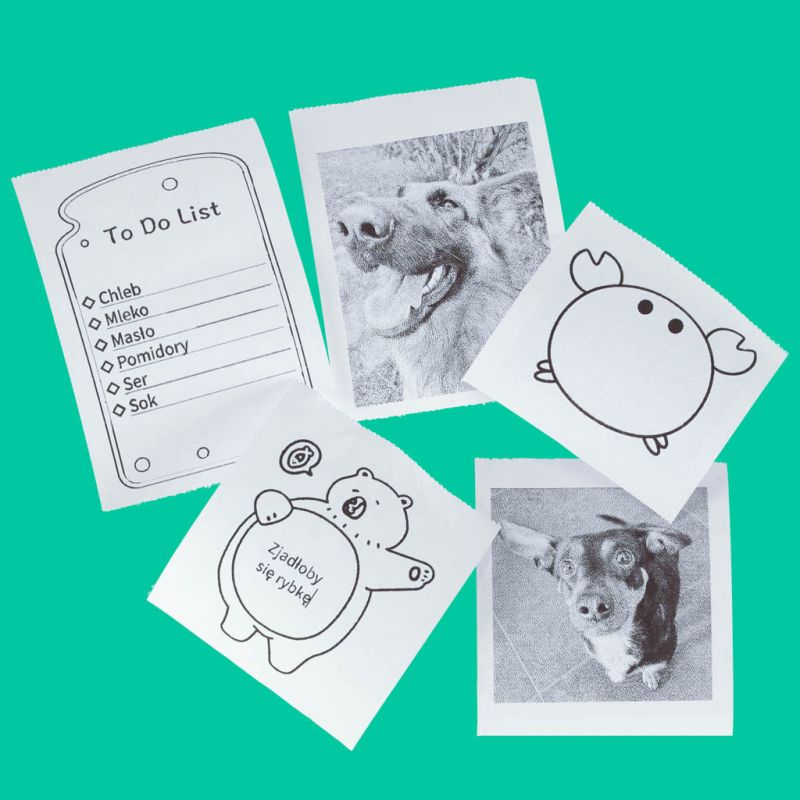 Rolki termiczne papier do drukarki aparatu 5,7cm x 4,5m 5 sztuk - obrazek 6