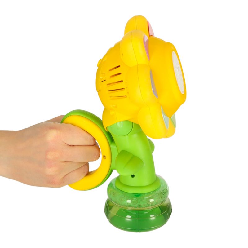 Maszynka do baniek mydlanych automat generator kwiatek bańki światła - obrazek 7