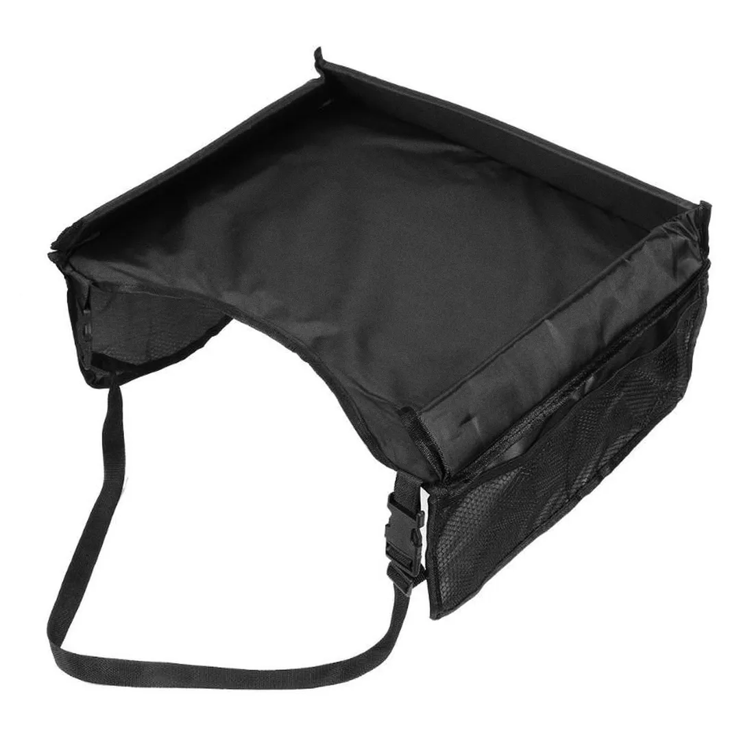 Stolik podróżny wodoodporny do fotelika samochodowego czarny - obrazek 9