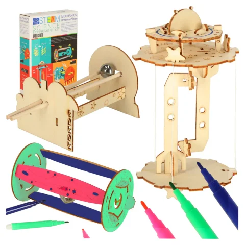 Zestaw edukacyjny do eksperymentów naukowych DIY mechanika grawitacja 3w1