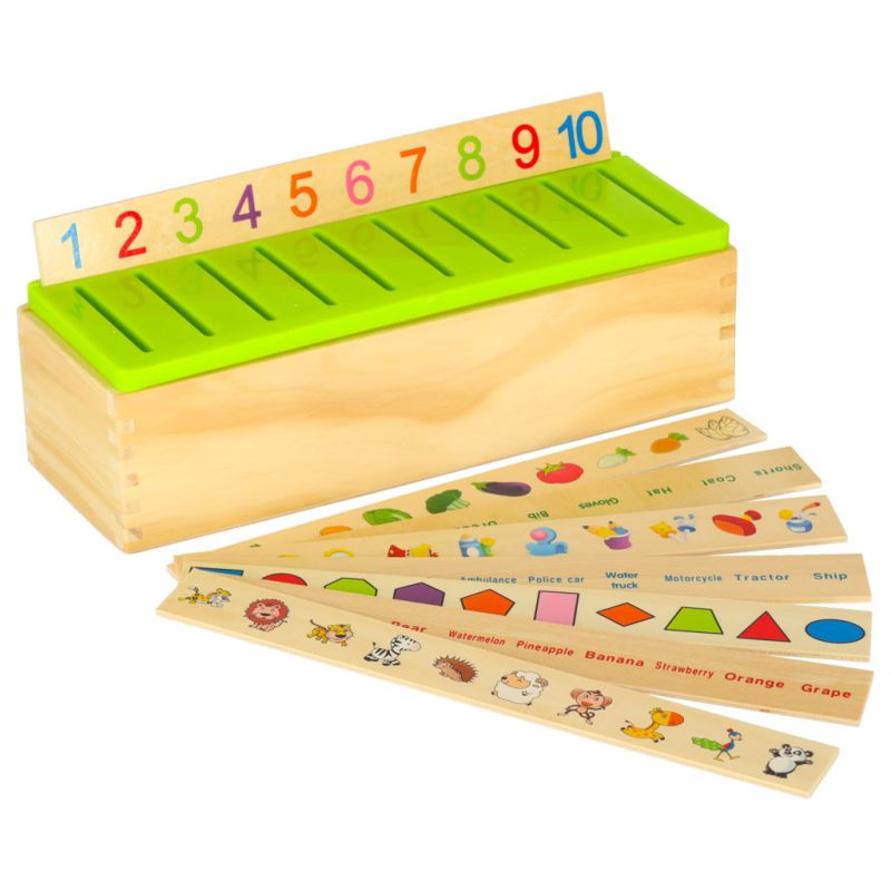 Sorter drewniany układanka logiczna dopasuj obrazki - obrazek 3