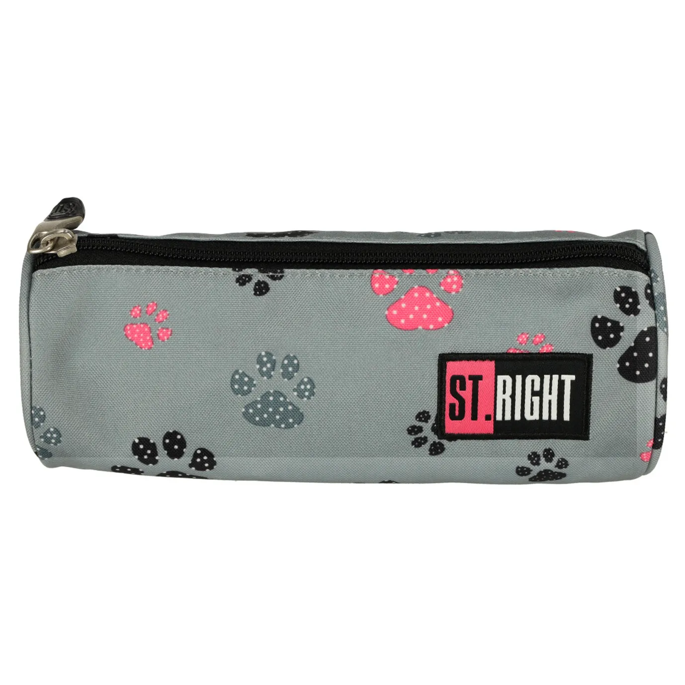 Piórnik szkolny saszetka tuba St. Right szary