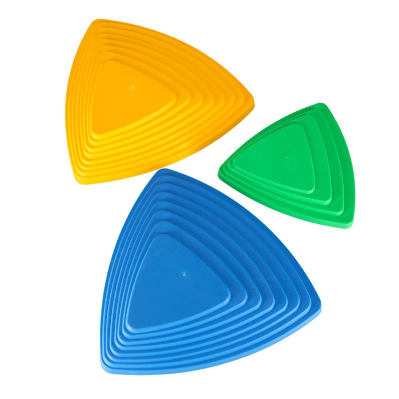 Ścieżka sensoryczna kamienie rzeczne do treningu równowagi podłoga to lawa gra 11 elementów kolorowa - obrazek 11