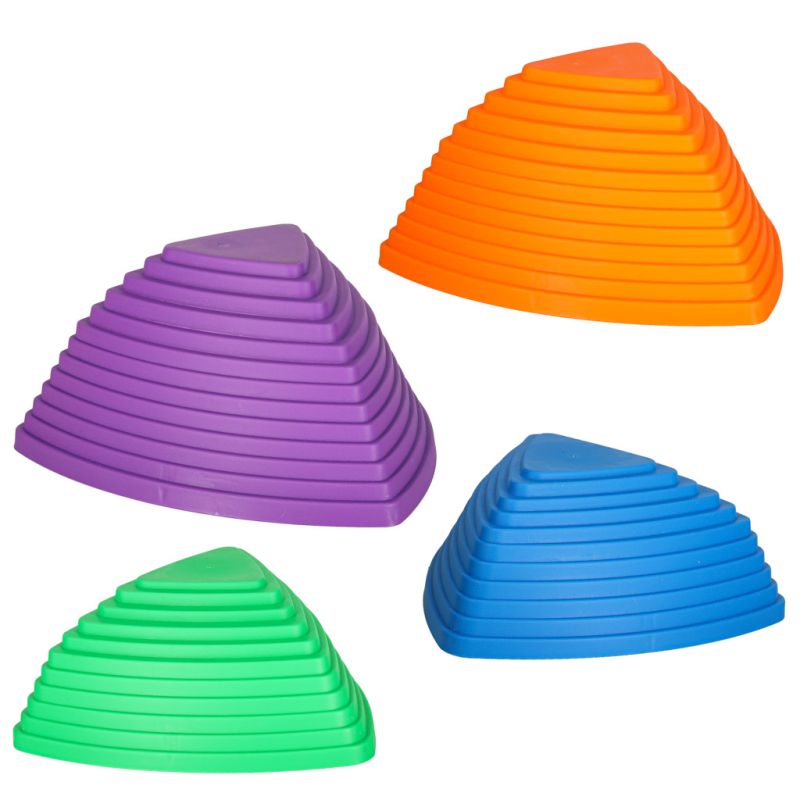 Ścieżka sensoryczna kamienie rzeczne do treningu równowagi podłoga to lawa gra 11 elementów kolorowa - obrazek 7