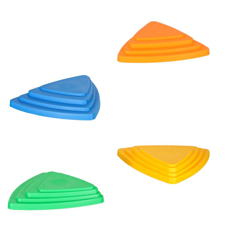 Ścieżka sensoryczna kamienie rzeczne do treningu równowagi podłoga to lawa gra 11 elementów kolorowa - obrazek 9