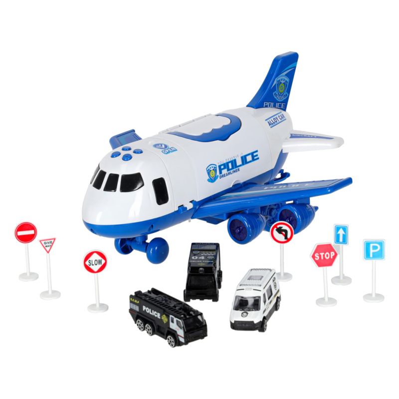 Transporter samolot + 3 auta policja - obrazek 6