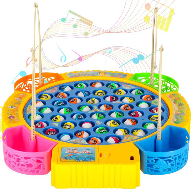 Gra zręcznościowa rodzinna rybki łowienie 45 rybek + 4 wędki - obrazek 11