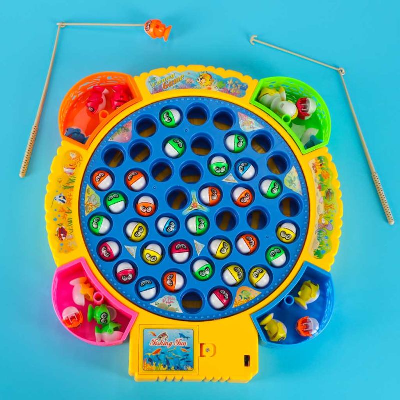 Gra zręcznościowa rodzinna rybki łowienie 45 rybek + 4 wędki - obrazek 12